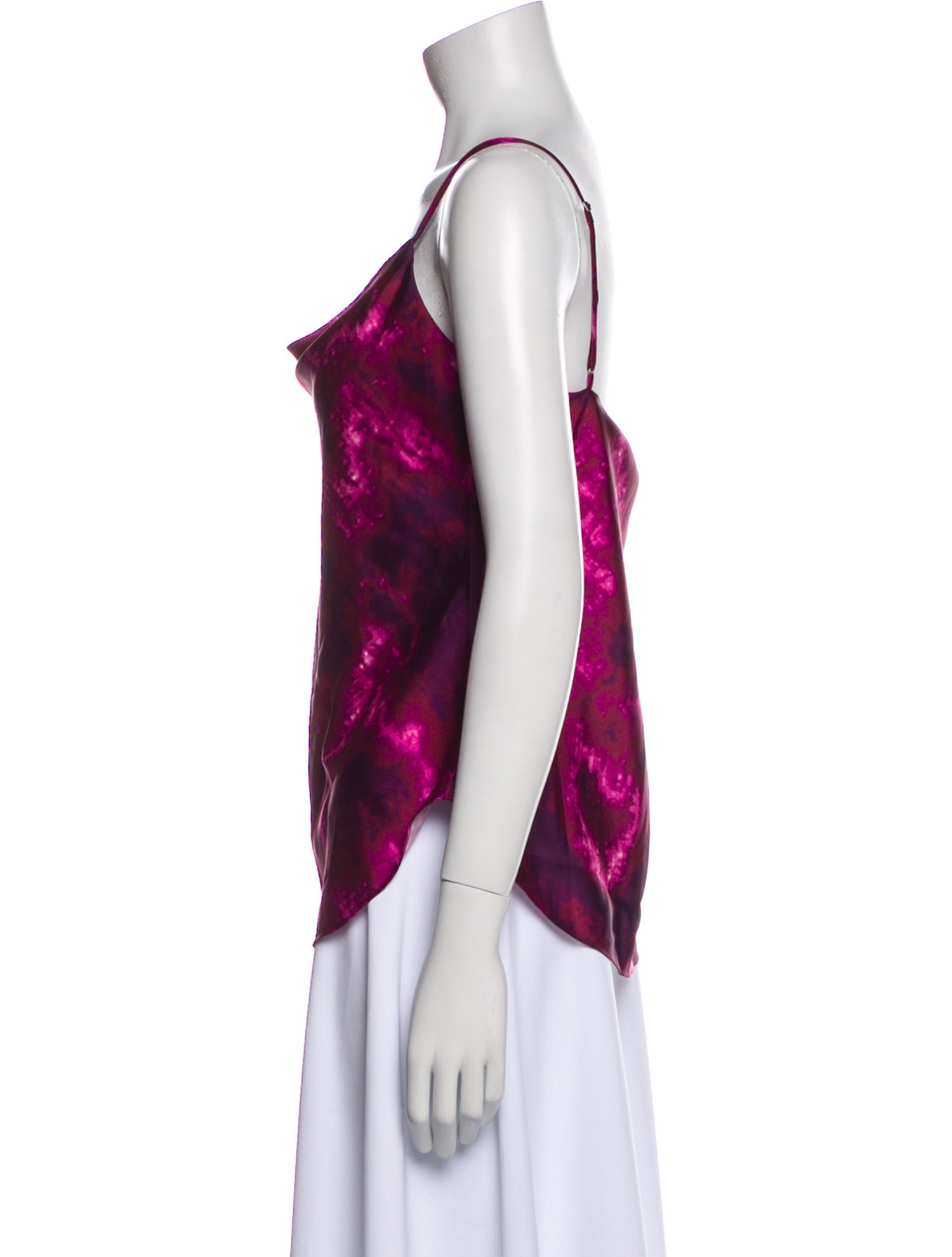 Cinq à Sept Tie-Dye Print V-Neck Top w/ Tags