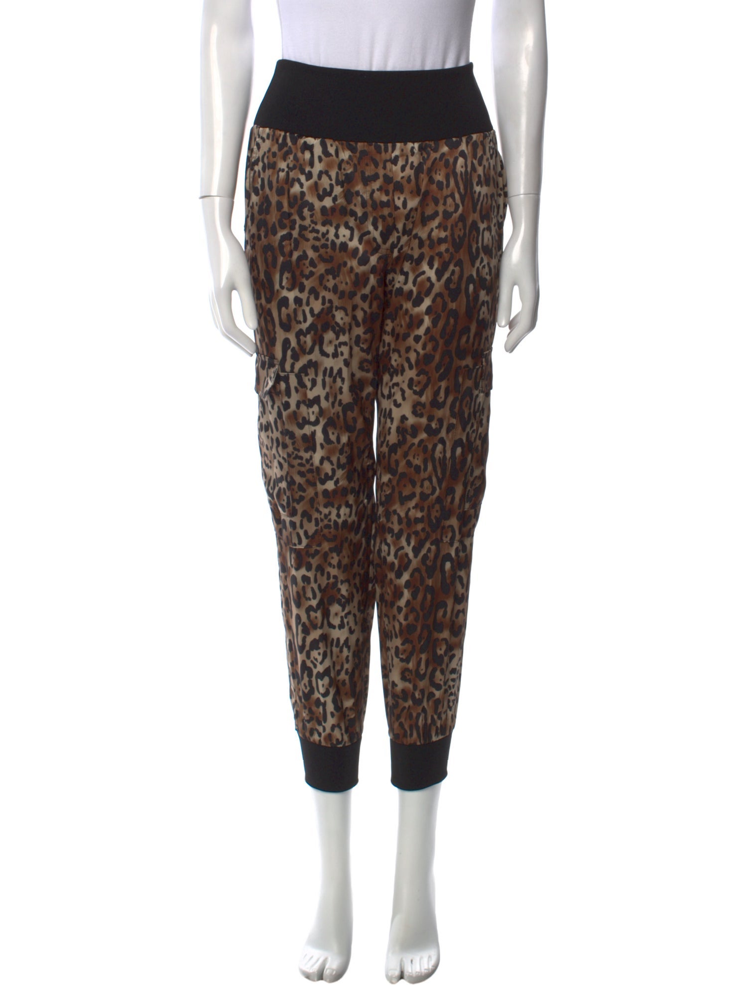Cinq à Sept Animal Print Skinny Leg Pants