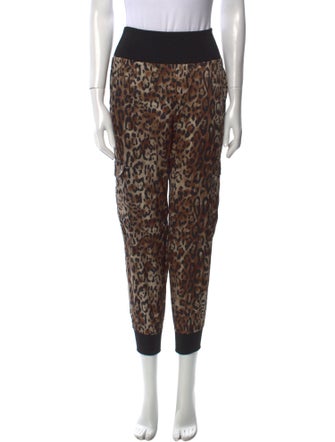Cinq à Sept Animal Print Skinny Leg Pants