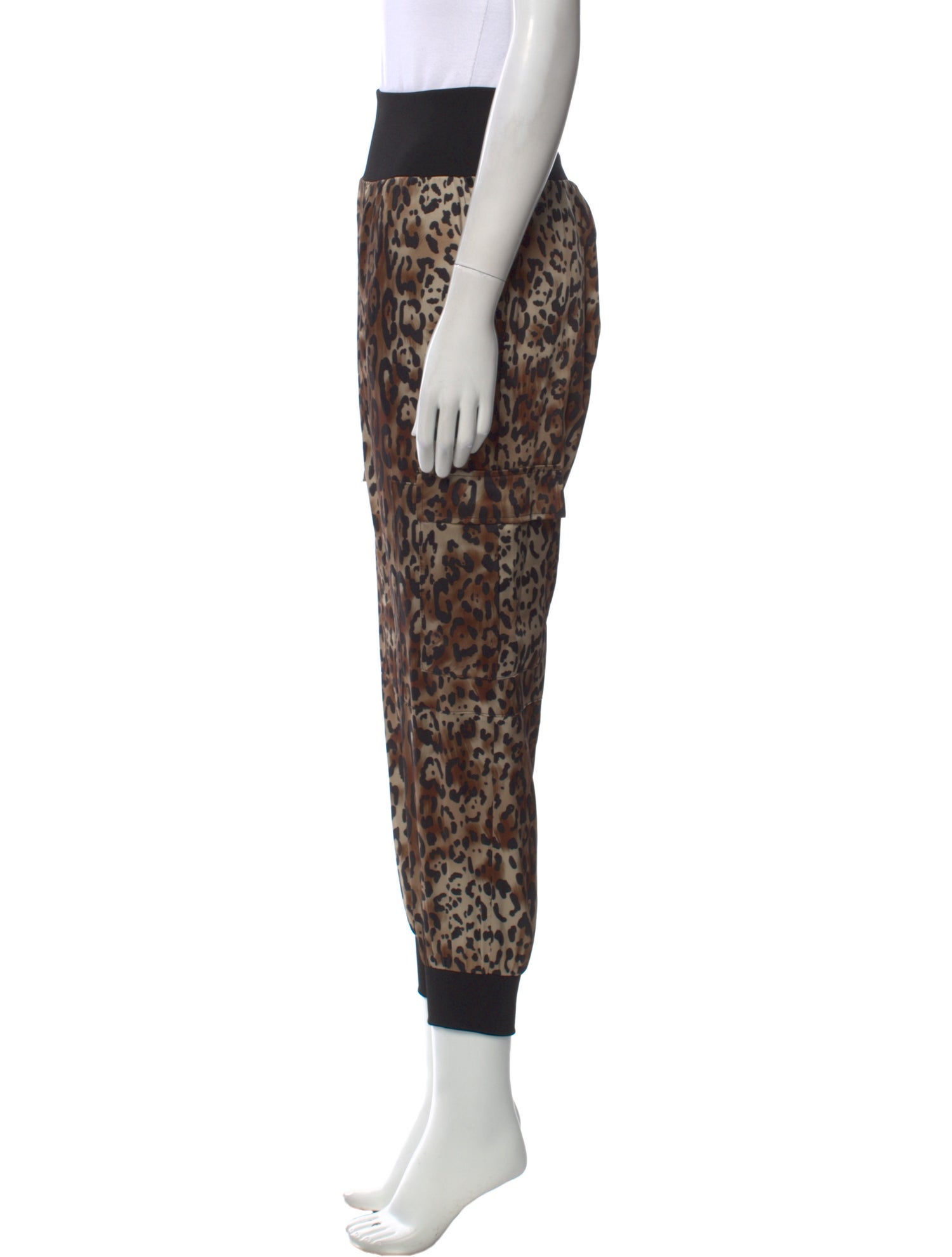 Cinq à Sept Animal Print Skinny Leg Pants