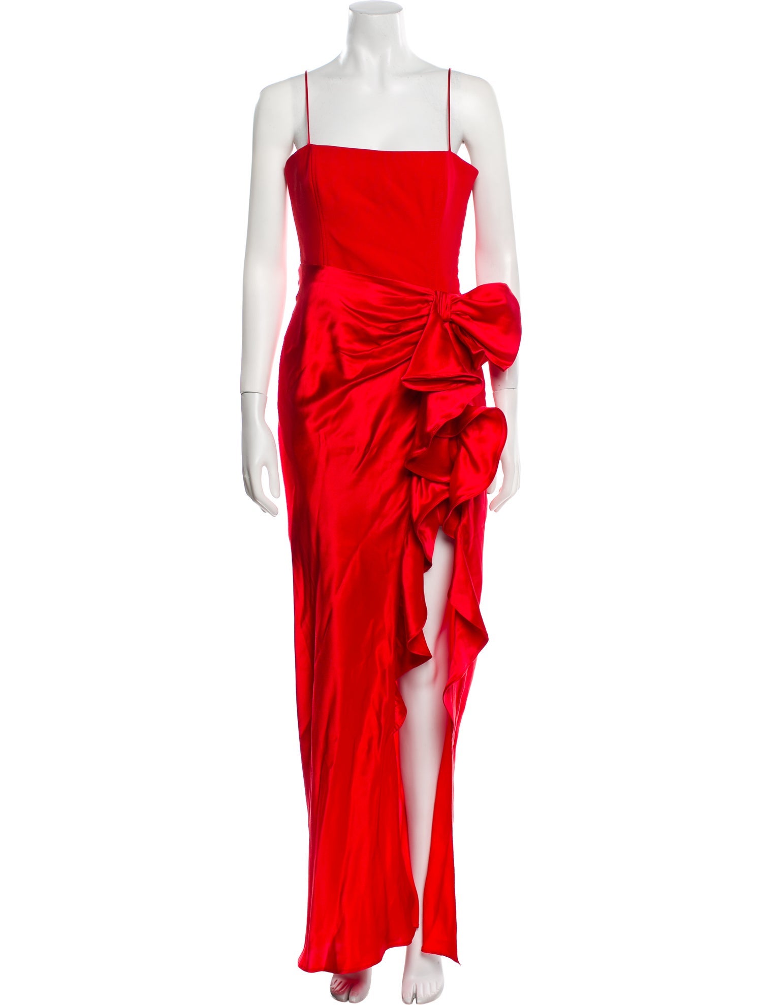 Cinq à Sept Square Neckline Long Dress