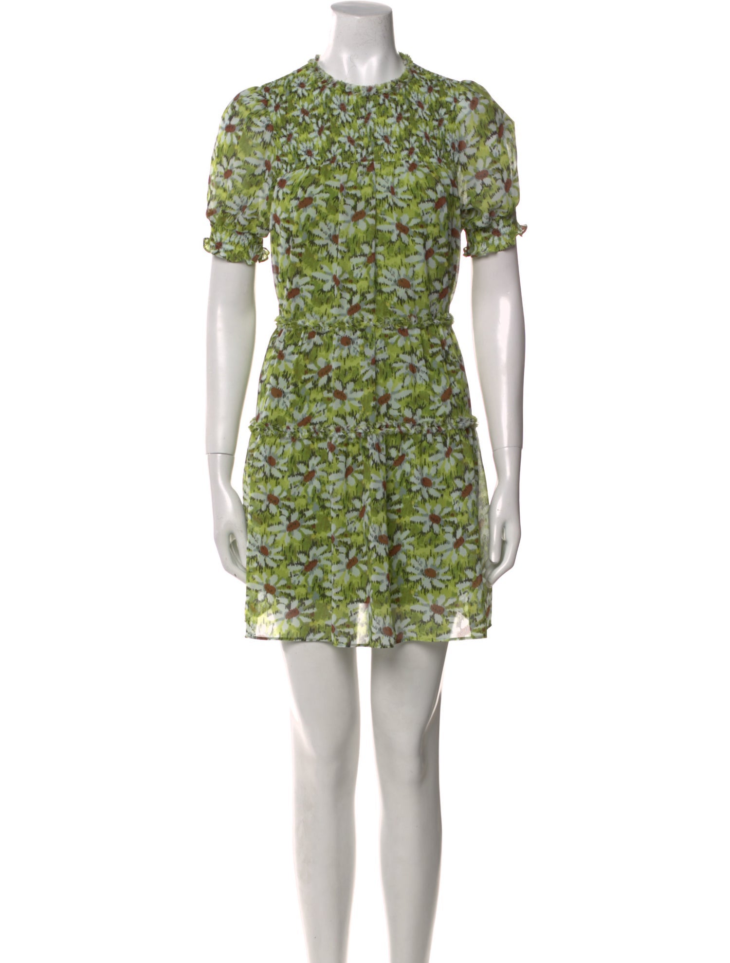 Cinq à Sept Floral Print Mini Dress