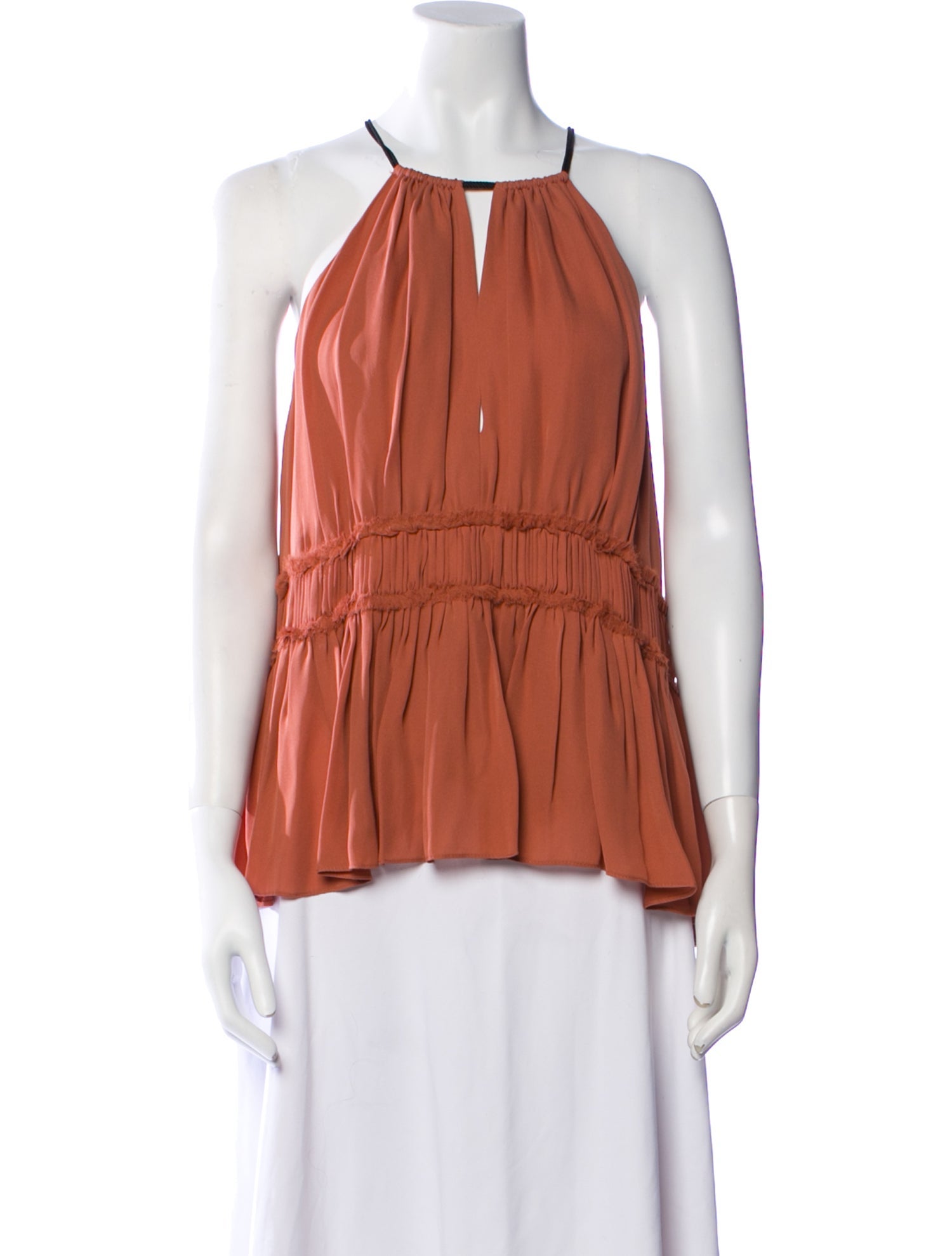 Cinq à Sept Silk Halterneck Blouse w/ Tags