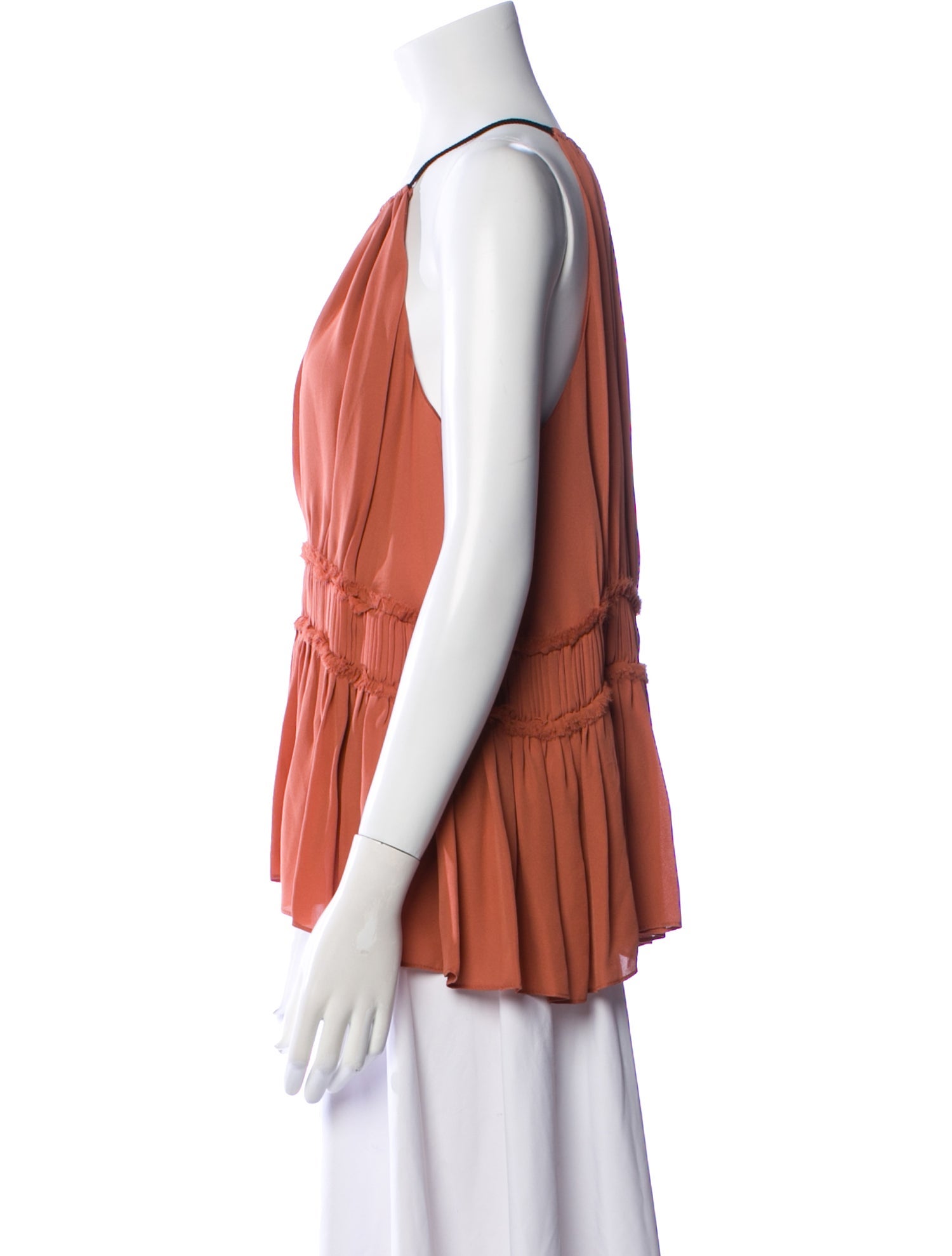 Cinq à Sept Silk Halterneck Blouse w/ Tags