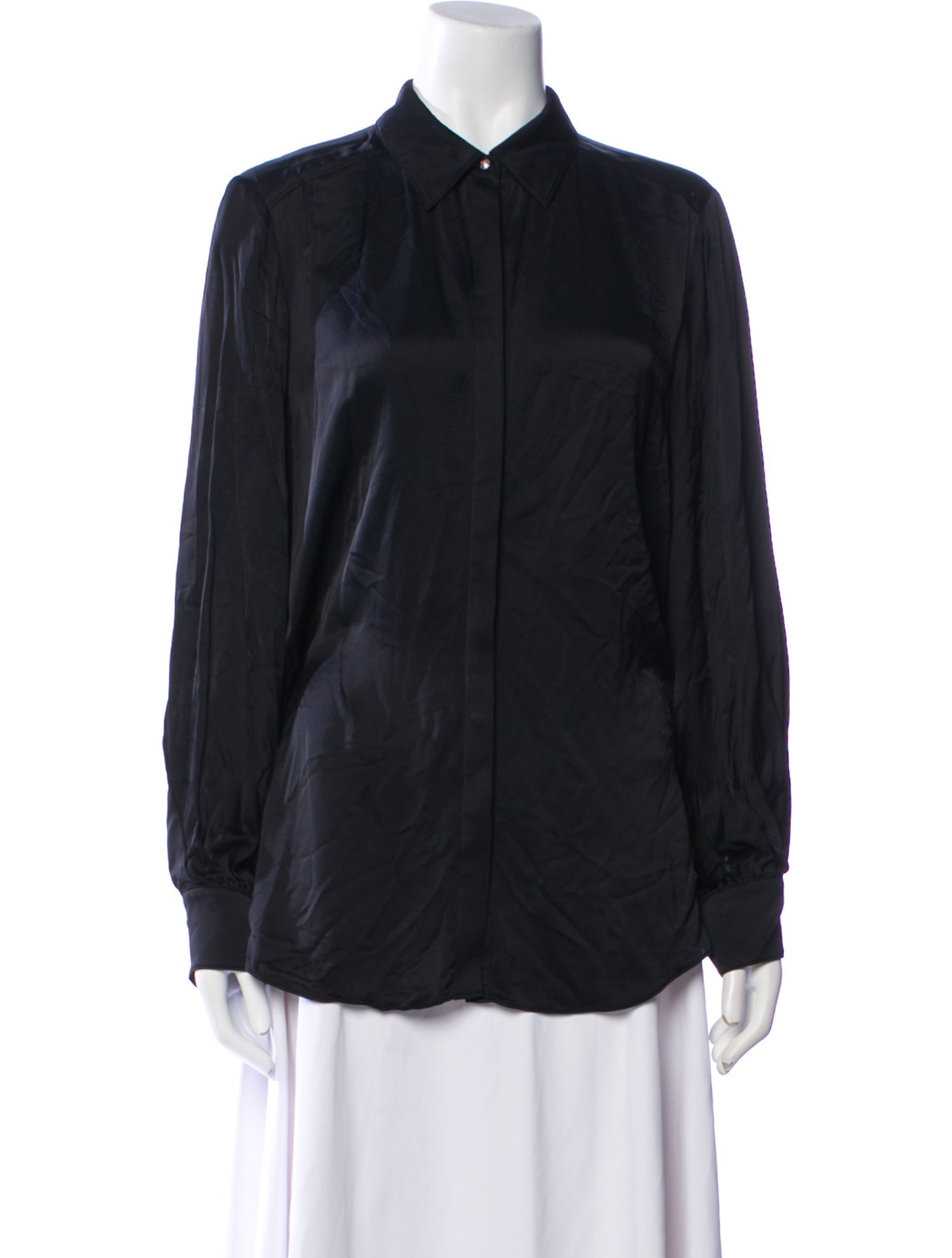 Cinq à Sept Long Sleeve Button-Up Top