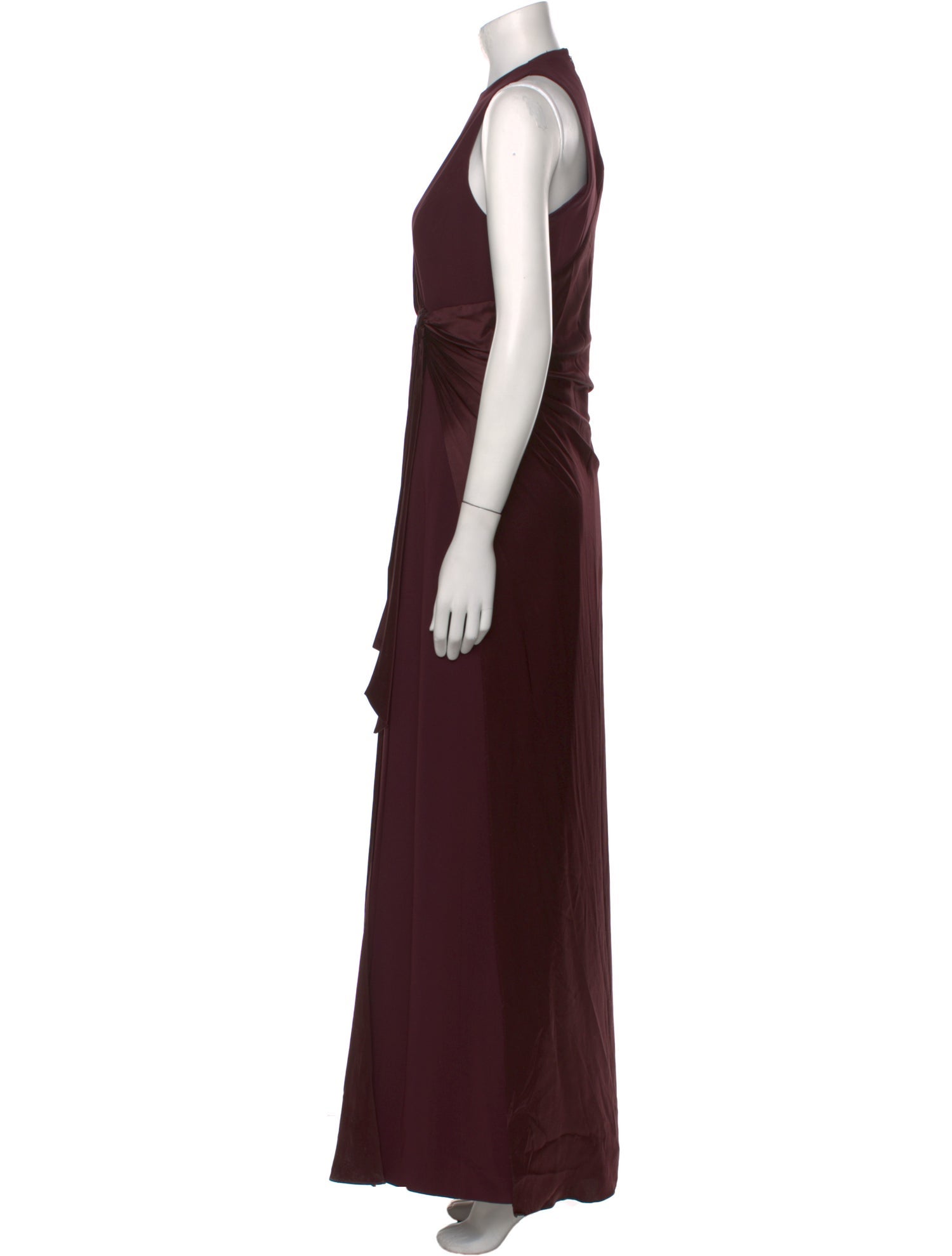 Cinq à Sept Crew Neck Long Dress