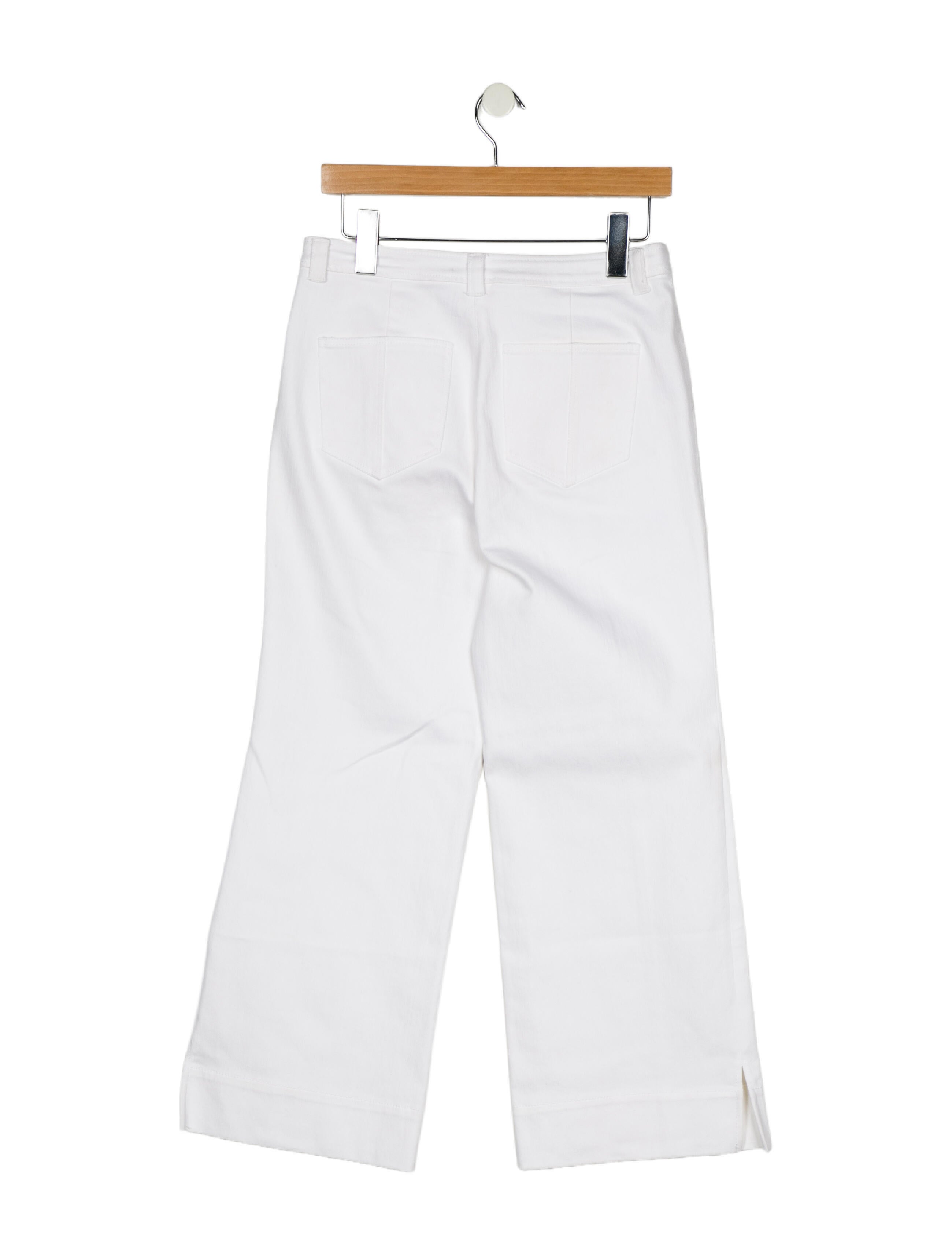 Cinq à Sept Mid-Rise Wide Leg Jeans