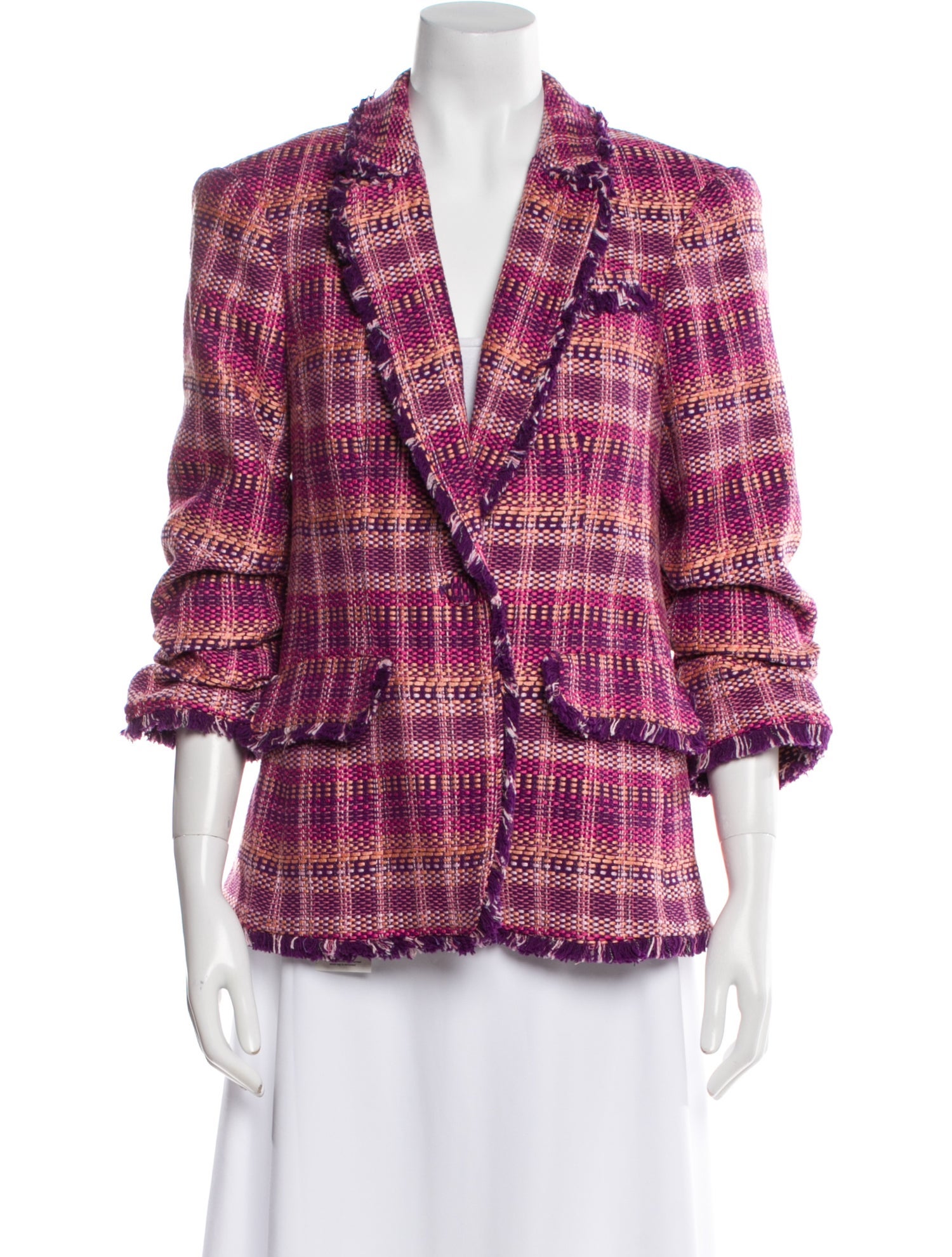 Cinq à Sept Houndstooth Print Blazer