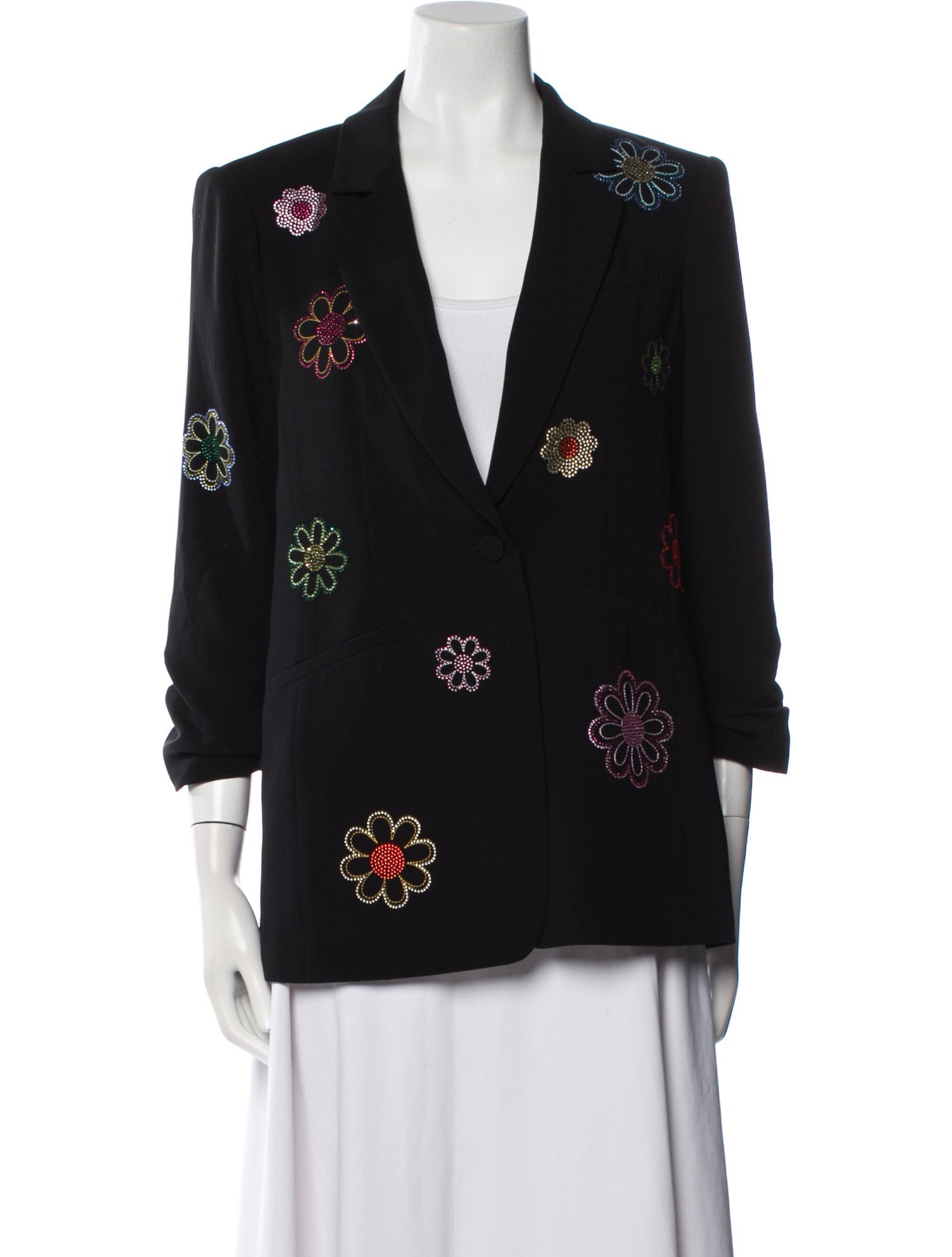 Cinq à Sept Floral Print Blazer