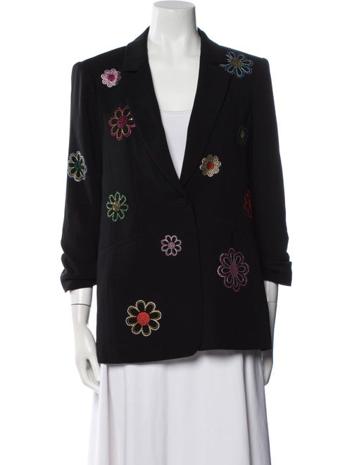 Cinq à Sept Floral Print Blazer