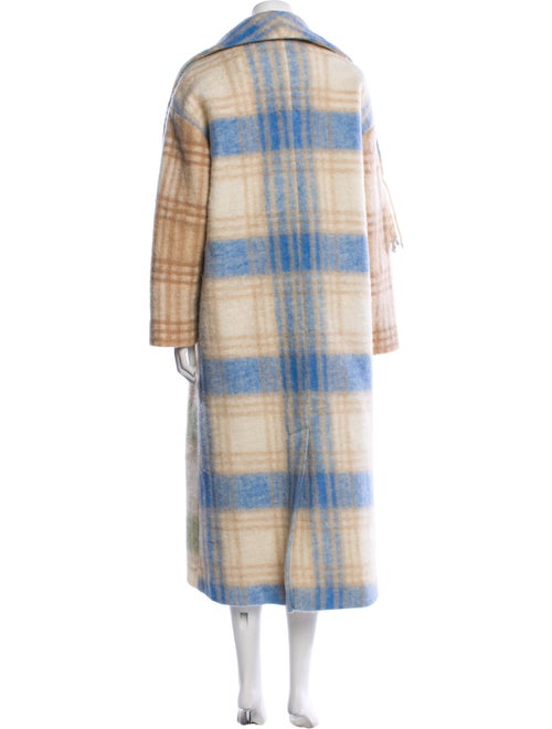 Cinq à Sept Plaid Print Coat