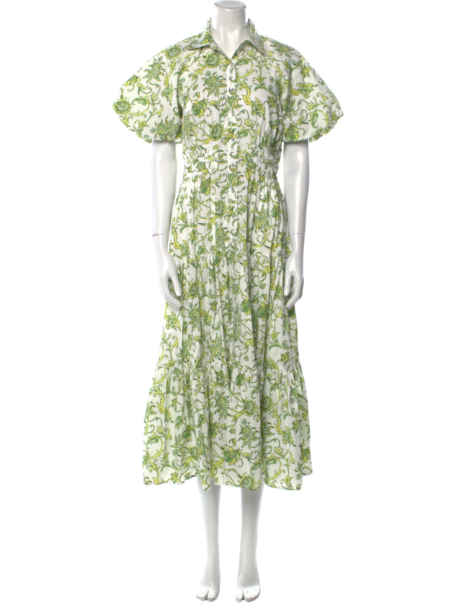 Cinq à Sept Floral Print Long Dress