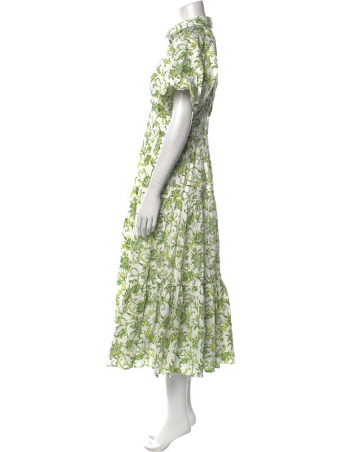 Cinq à Sept Floral Print Long Dress