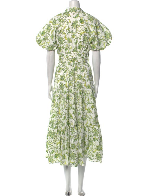 Cinq à Sept Floral Print Long Dress