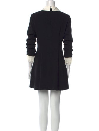 Cinq à Sept Tie Neck Mini Dress