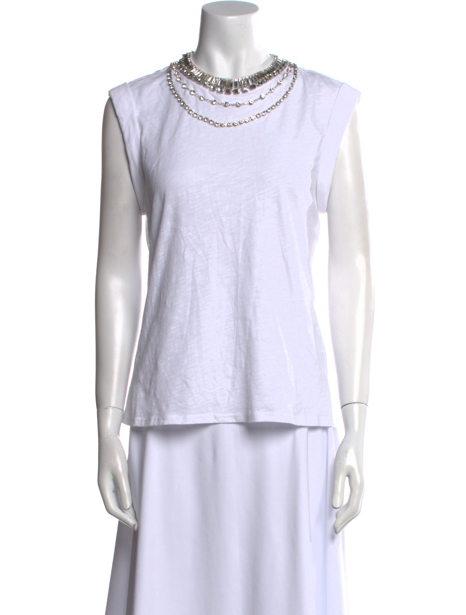 Cinq à Sept Mock Neck Sleeveless Top