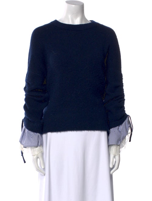 Cinq à Sept Bateau Neckline Long Sleeve Sweatshirt