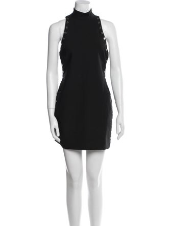Cinq à Sept Mock Neck Mini Dress