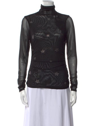 Cinq à Sept Turtleneck Long Sleeve Top