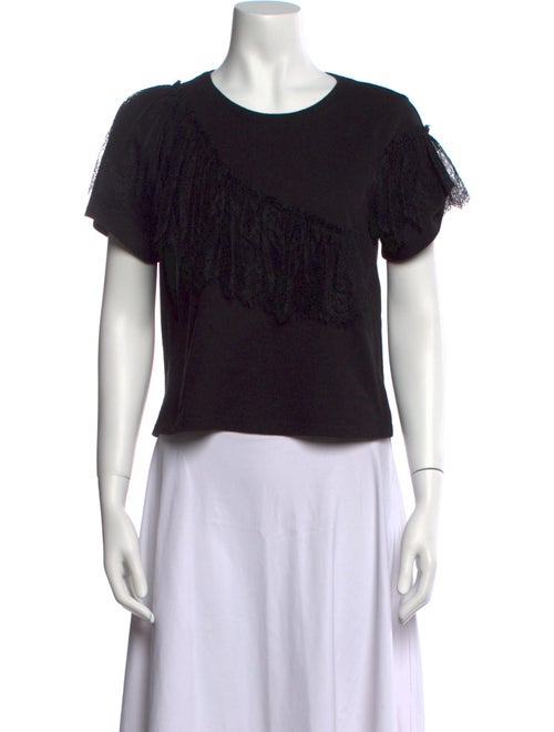 Cinq à Sept Crew Neck Short Sleeve T-Shirt