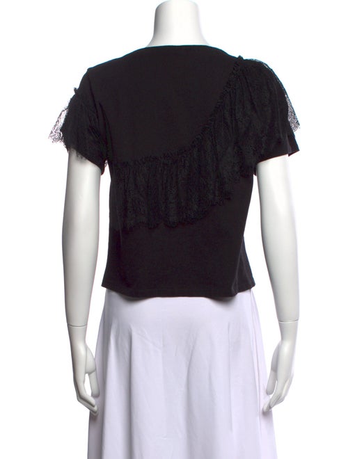 Cinq à Sept Crew Neck Short Sleeve T-Shirt