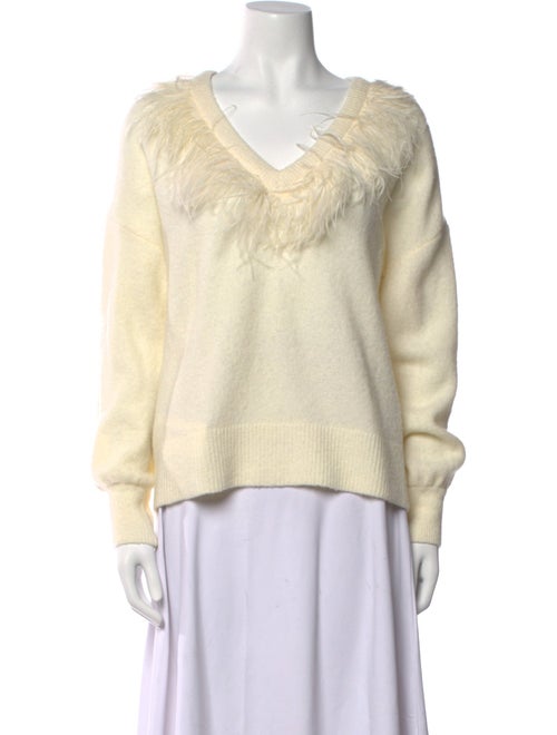 Cinq à Sept Wool V-Neck Sweater