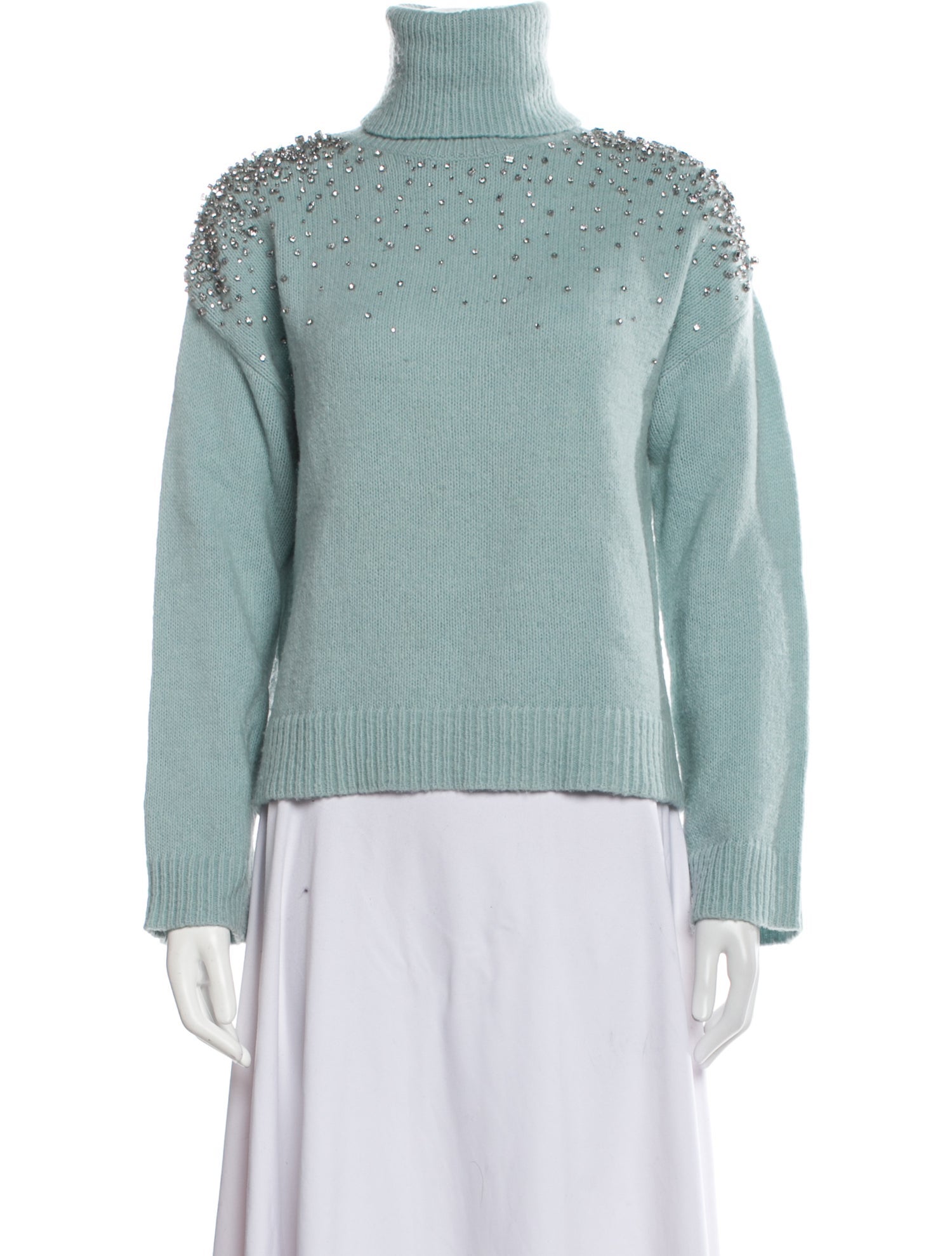 Cinq à Sept Mock Neck Sweater