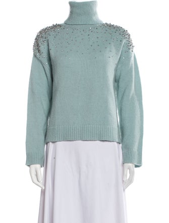 Cinq à Sept Mock Neck Sweater