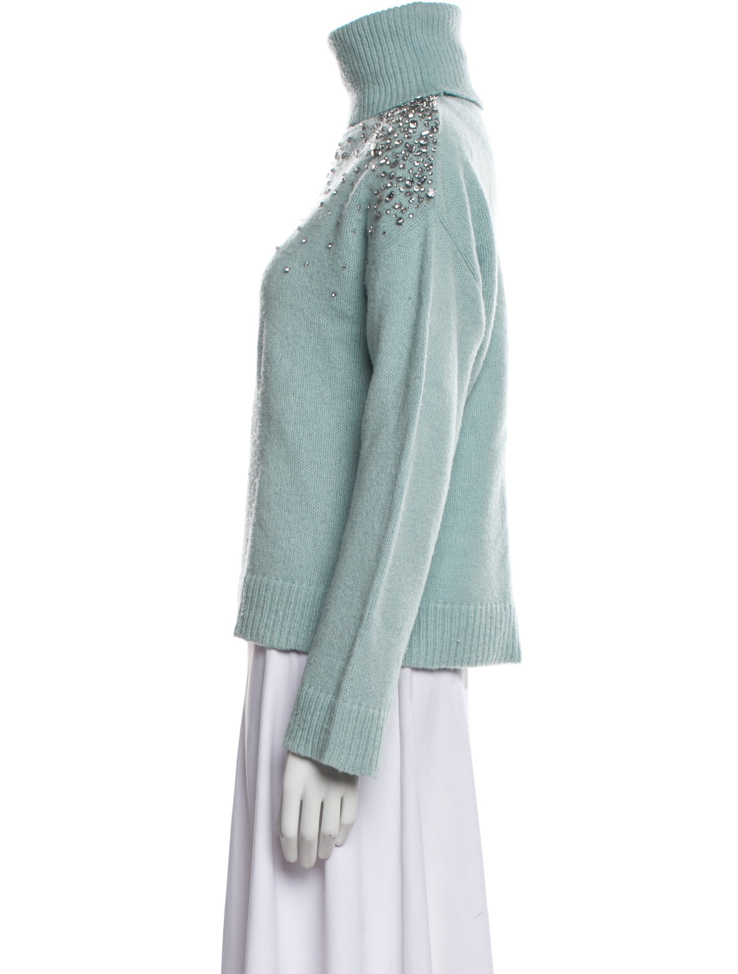 Cinq à Sept Mock Neck Sweater