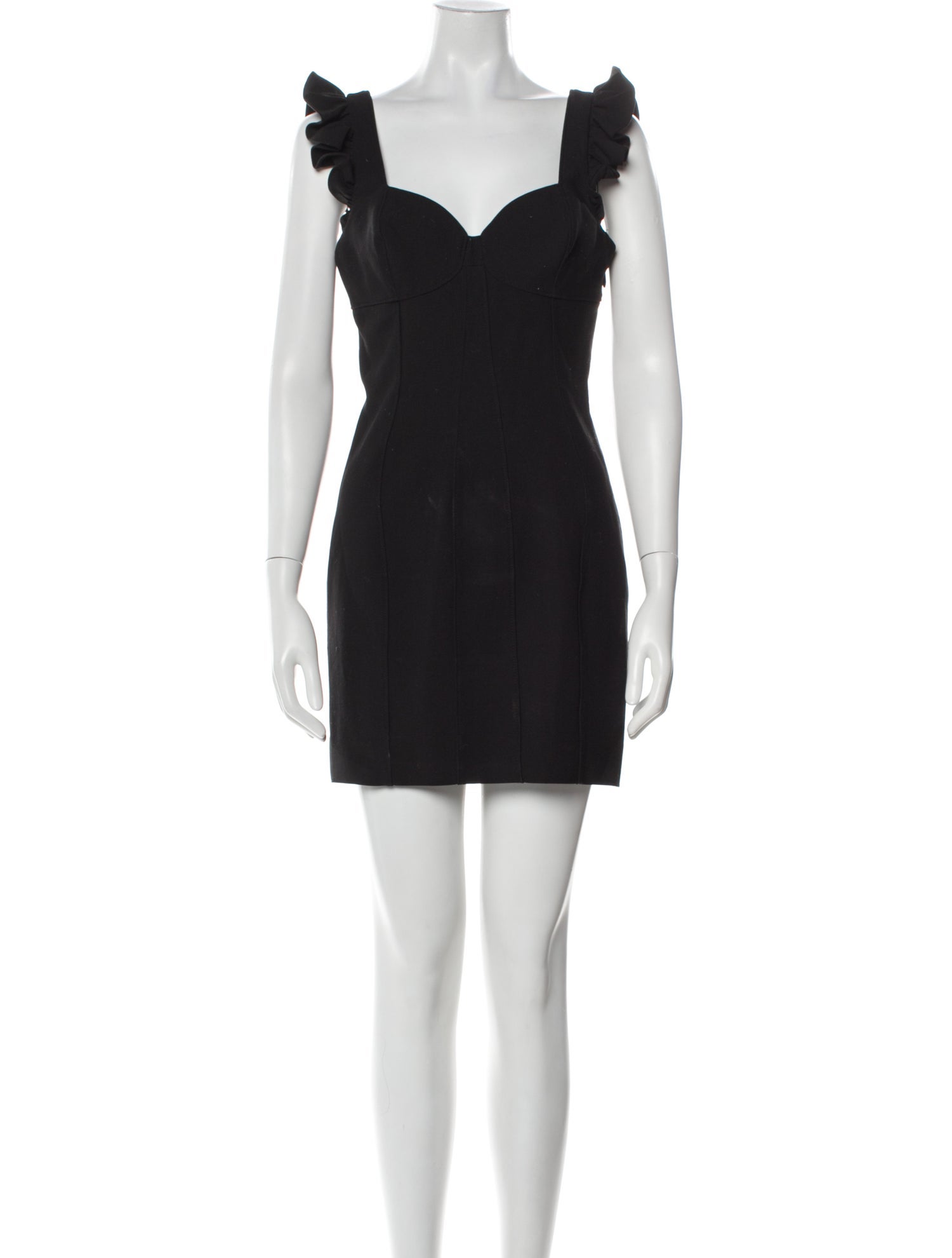 Cinq à Sept Square Neckline Mini Dress