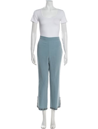 Cinq à Sept Crystal Embellishments Pantsuit