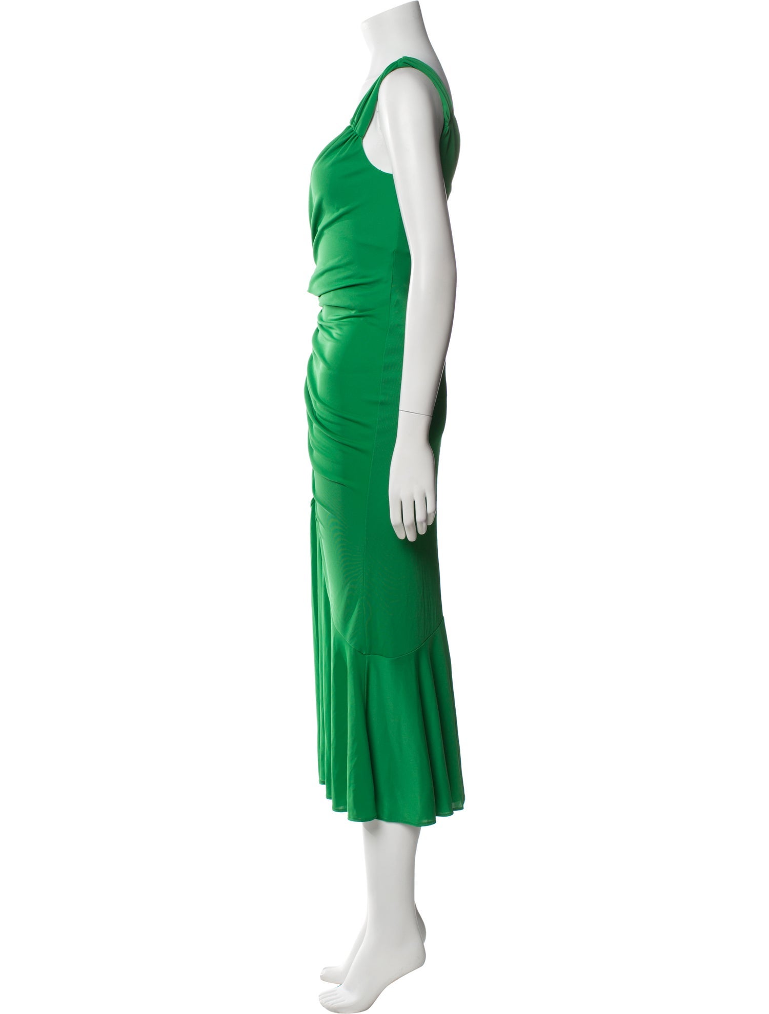 Cinq à Sept V-Neck Midi Length Dress