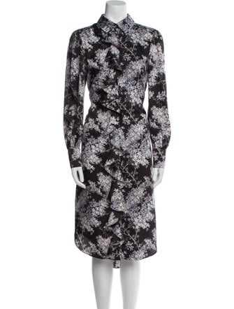 Cinq à Sept Printed Midi Length Dress