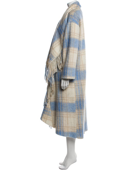 Cinq à Sept Plaid Print Coat