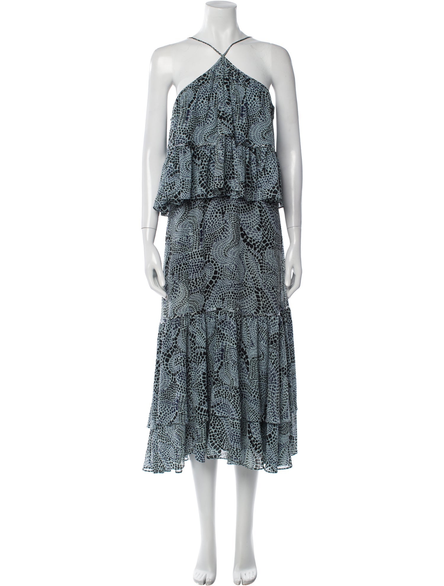 Cinq à Sept Printed Long Dress