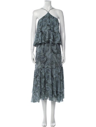 Cinq à Sept Printed Long Dress