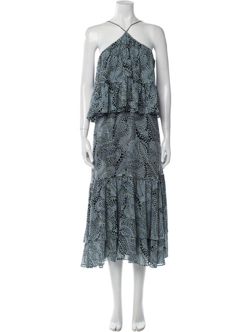 Cinq à Sept Printed Long Dress