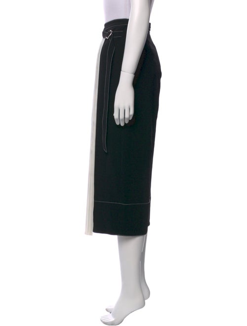 Cinq à Sept Colorblock Pattern Midi Length Skirt