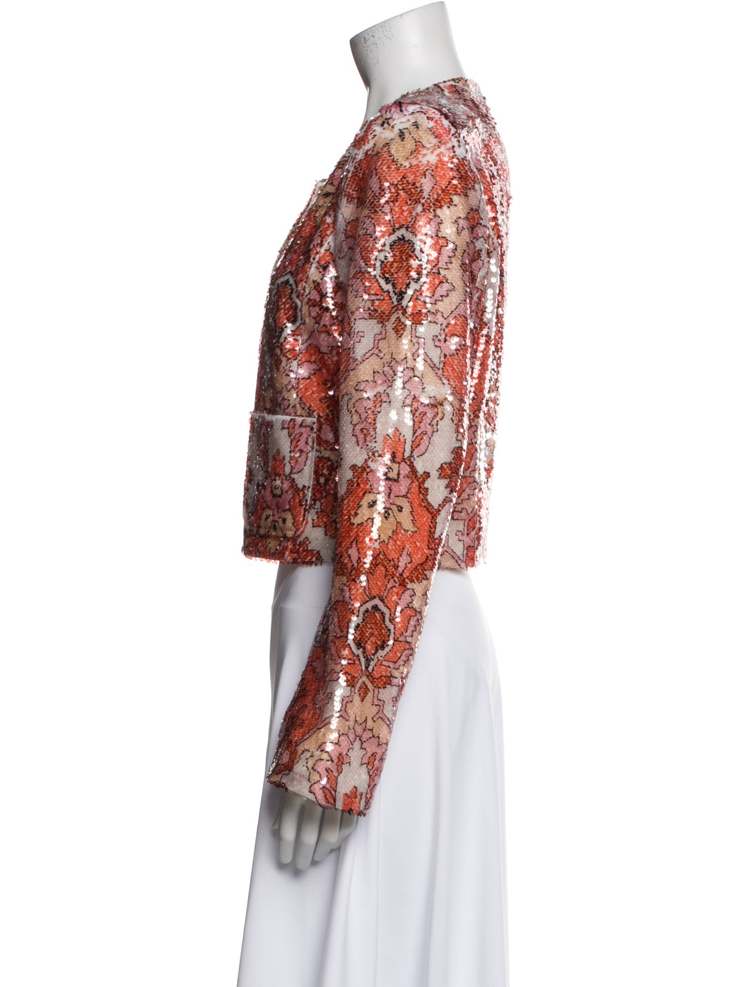 Cinq à Sept Floral Print Evening Jacket w/ Tags