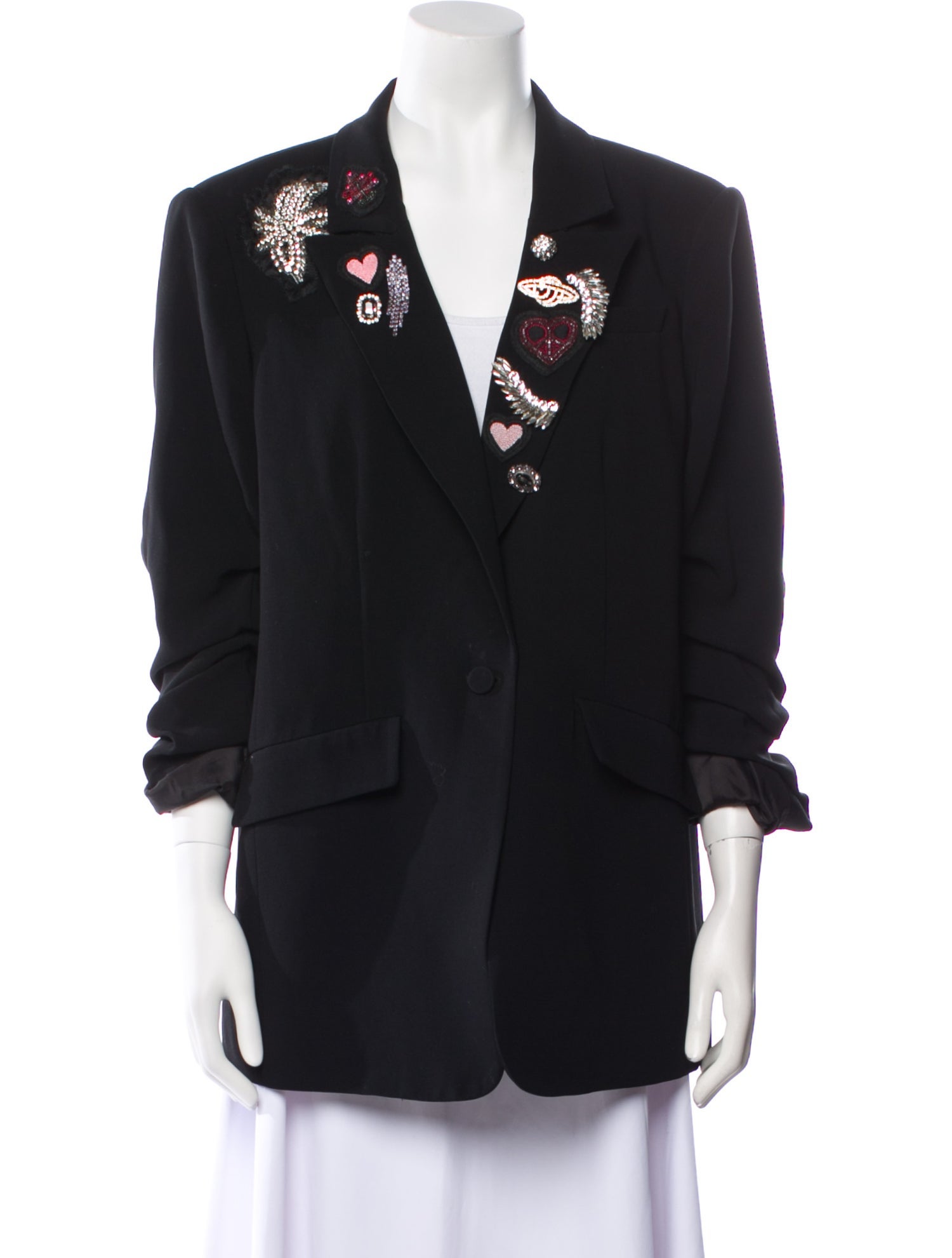 Cinq à Sept Graphic Print Blazer