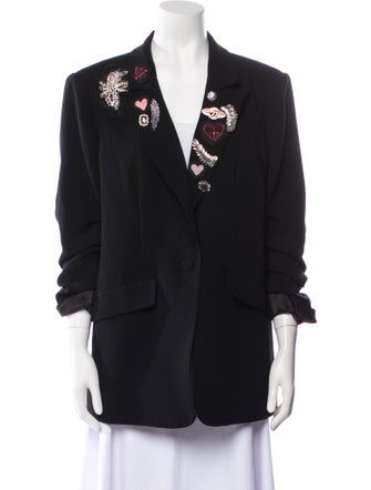 Cinq à Sept Graphic Print Blazer