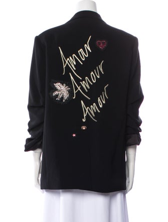 Cinq à Sept Graphic Print Blazer