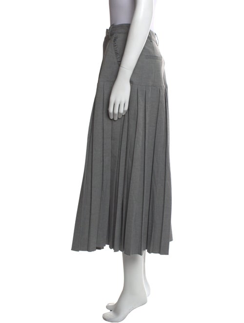 Cinq à Sept Ruffle Embellishment Midi Length Skirt