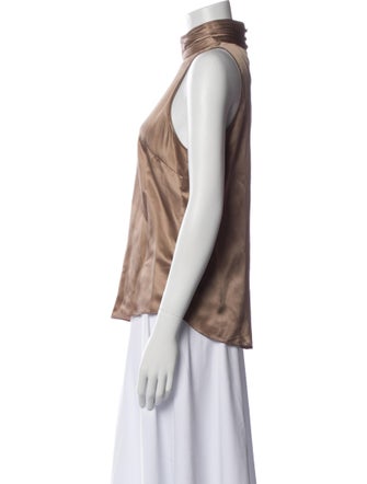 Cinq à Sept Silk Turtleneck Blouse