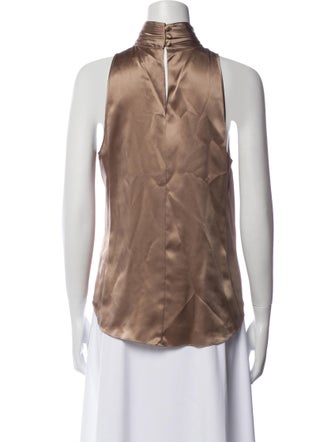 Cinq à Sept Silk Turtleneck Blouse