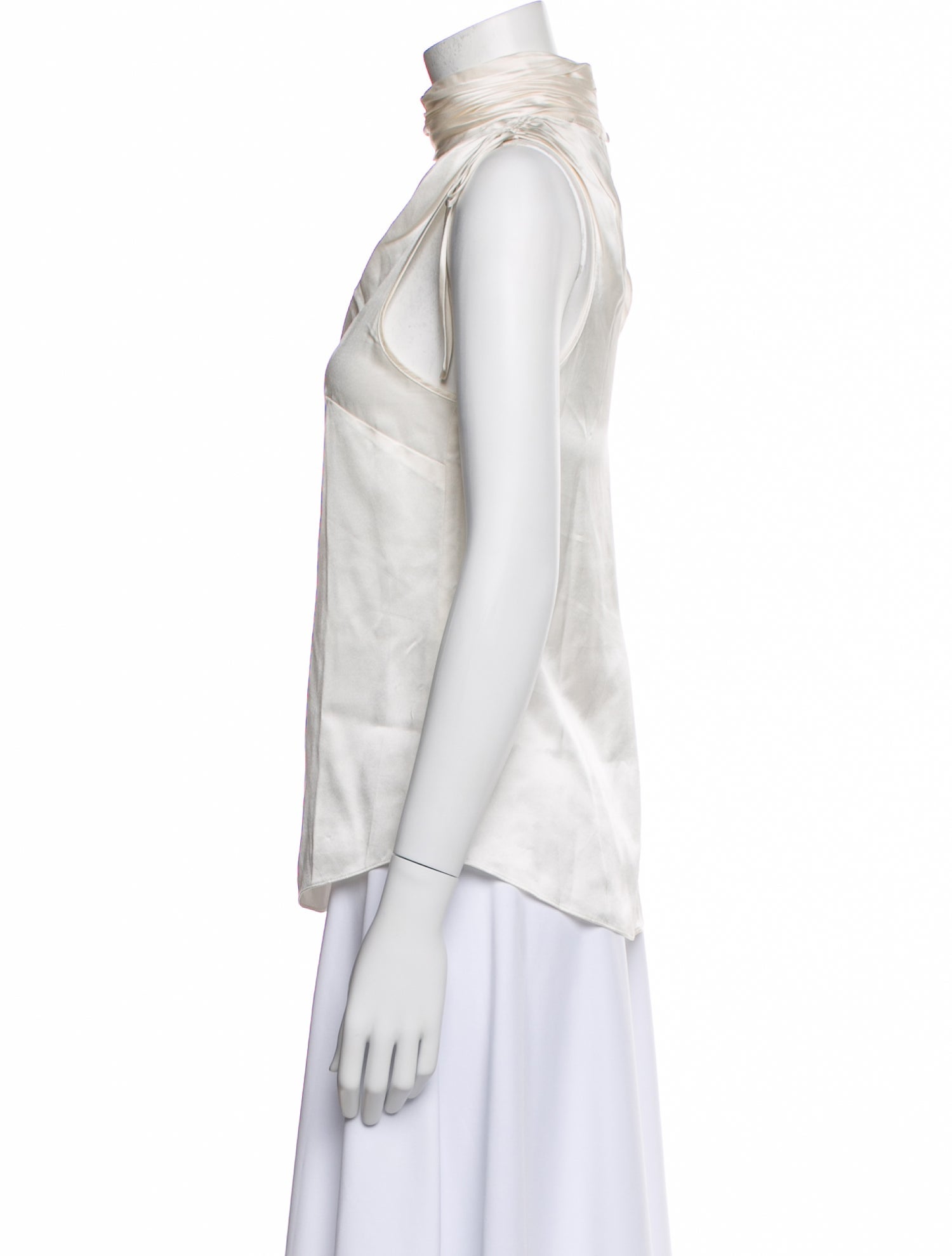 Cinq à Sept Silk Mock Neck Blouse