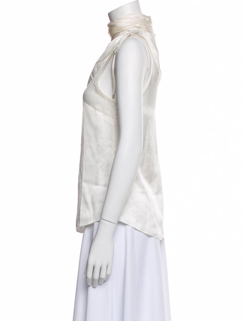 Cinq à Sept Silk Mock Neck Blouse