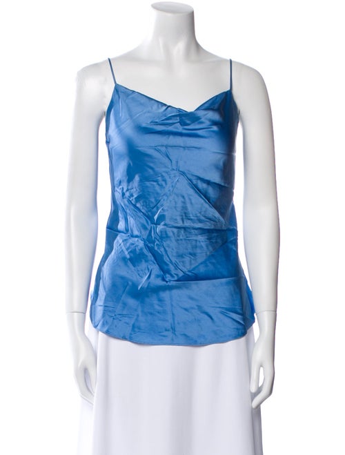 Cinq à Sept Silk Cowl Neck Top