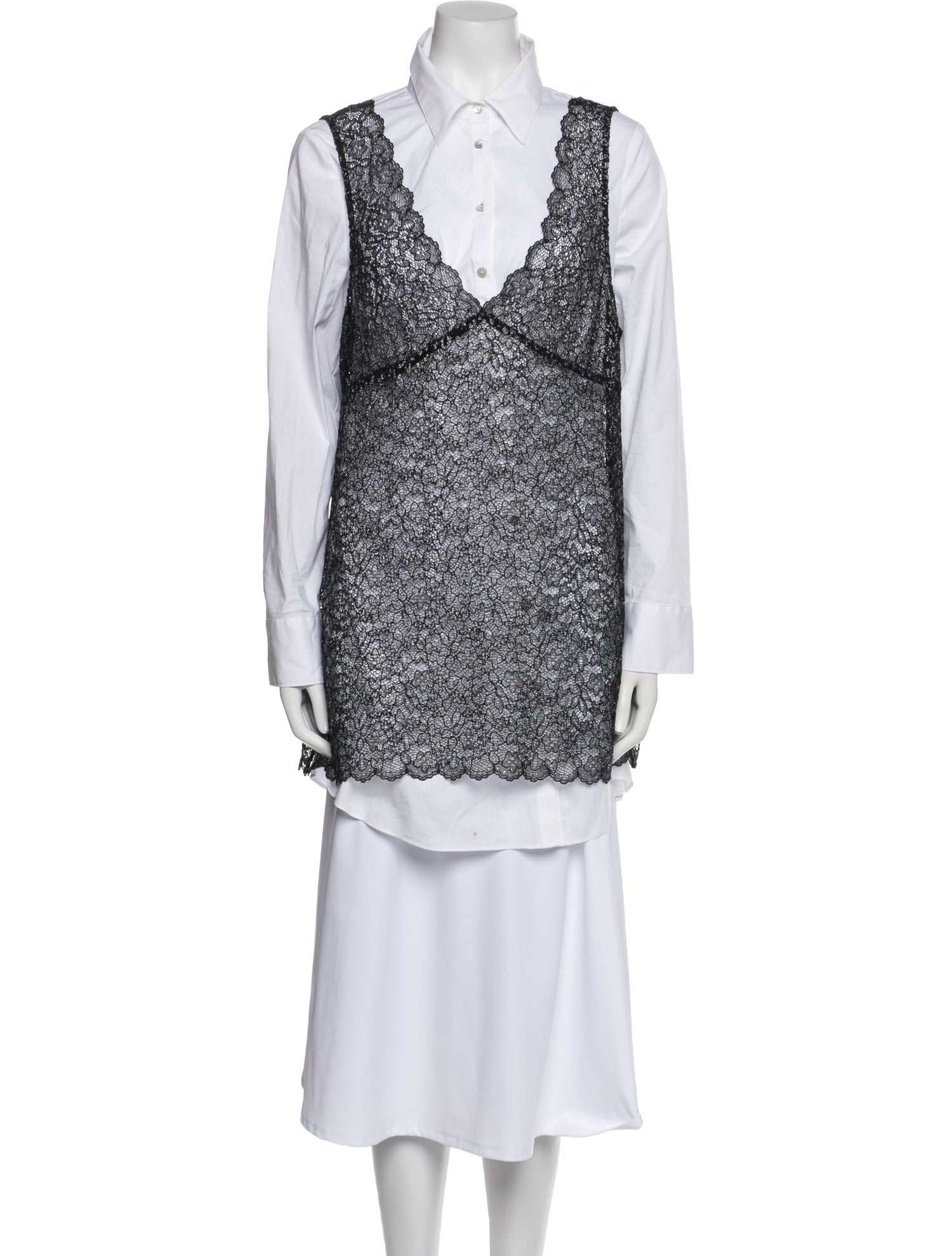 Cinq à Sept Lace Pattern Mini Dress