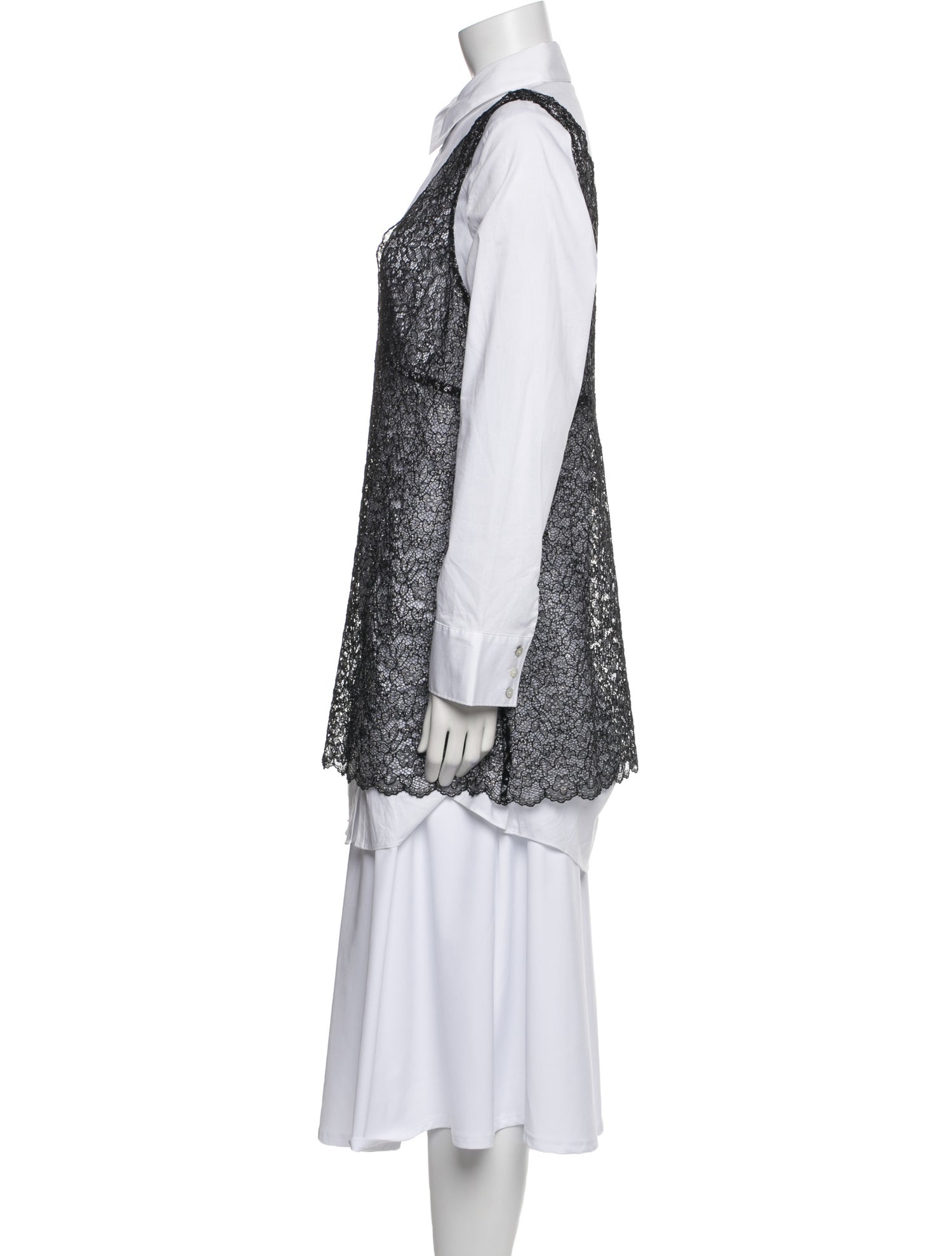 Cinq à Sept Lace Pattern Mini Dress